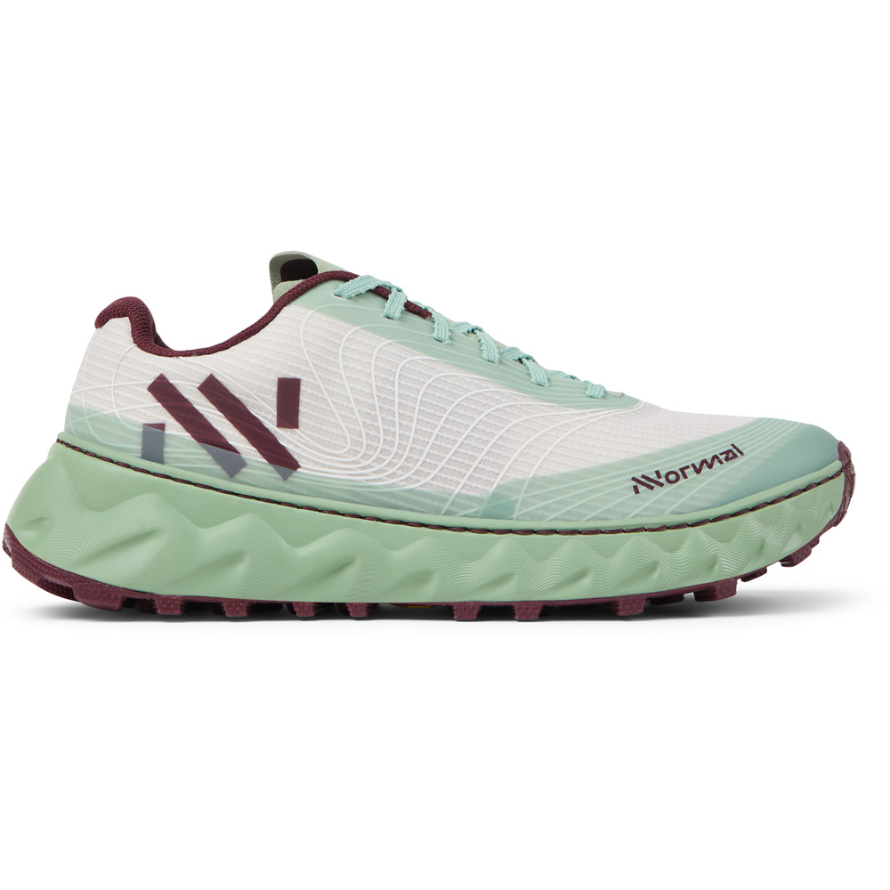 Nnormal Tomir 02 Nn Green/White - Unisex Inicio - Green, Size 7.5, Cotton Fabric