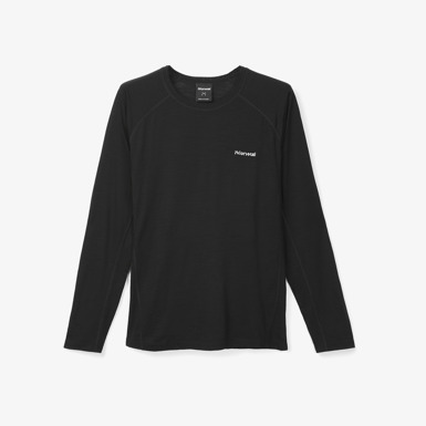 Men's Merino Long Sleeve T-shirt Black