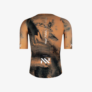 Men's Maillot Orange print