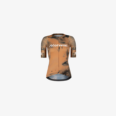 Women's Maillot Orange print