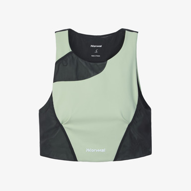Trail Crop Top 02 W Green