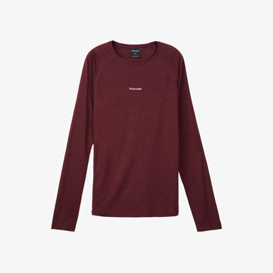 Merino Long Sleeve 02 Burgundy