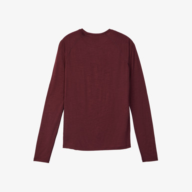 Merino Long Sleeve 02 W Burgundy