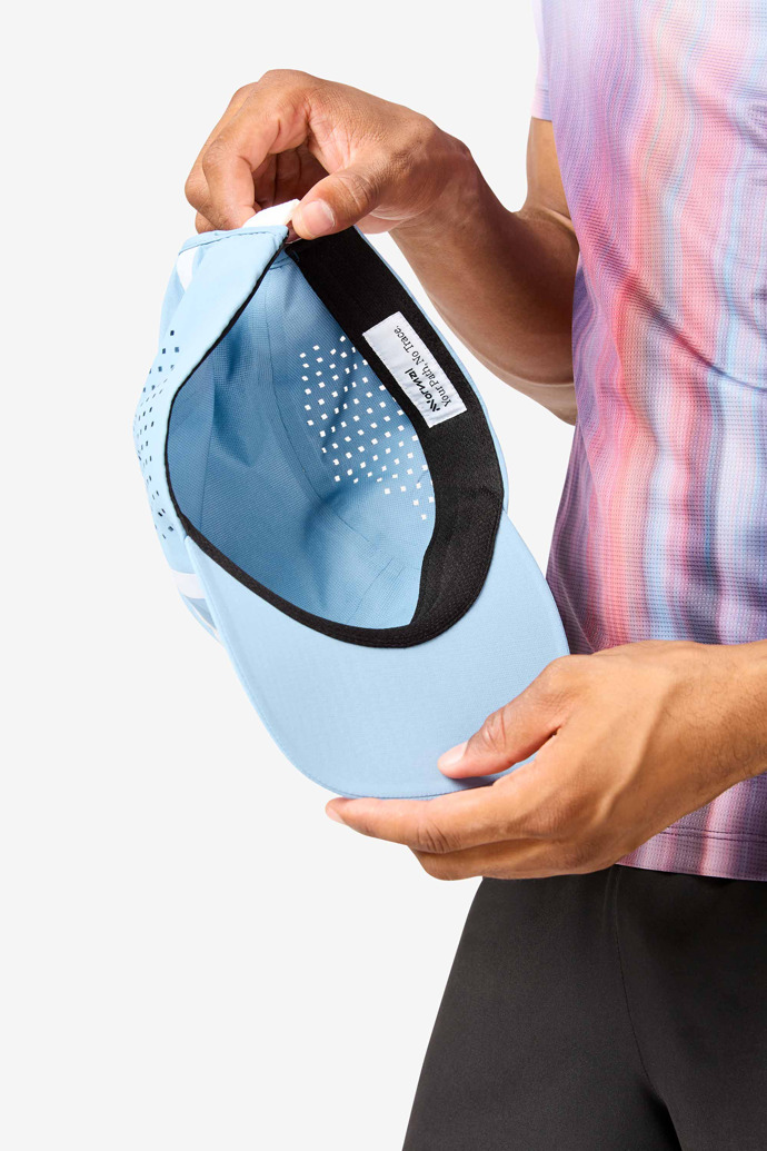 Race Cap Light blue race cap for men