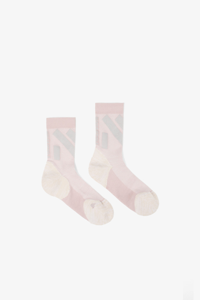 Race Sock Low Cut Chaussettes basse rose de running de compression pour homme