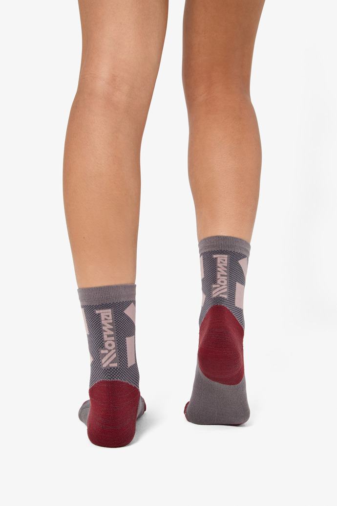 Race Sock Low Cut Purple Chaussettes courtes de course pour femme Violet