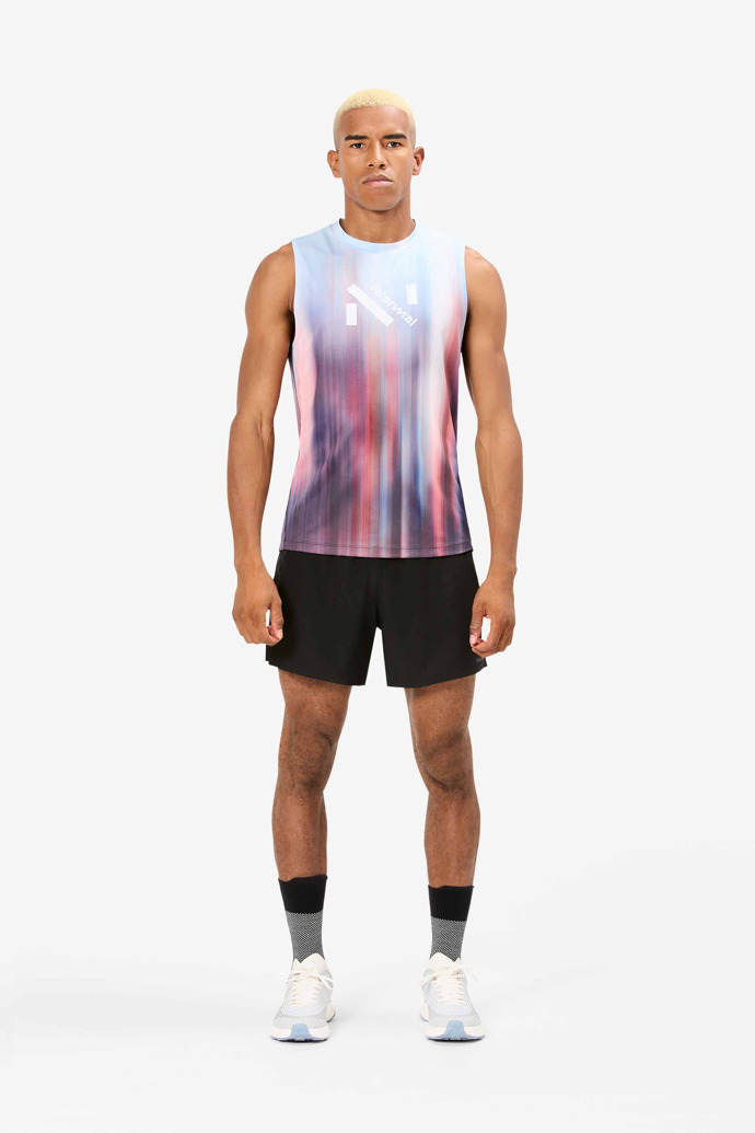 Men’s Race Tank Camiseta carreras sin mangas slim-fit multicolor para hombre