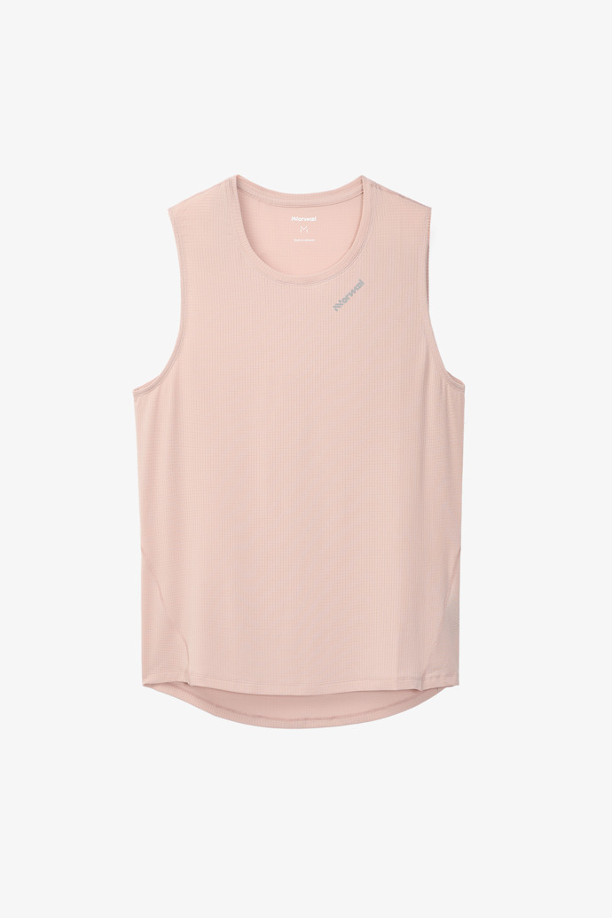 Men’s Race Tank Dusty Pink T-shirt rose de course sans manches pour hommes