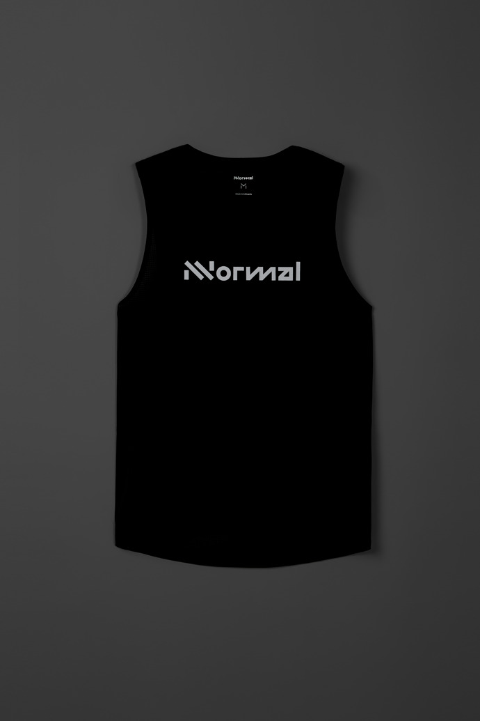 Race Tank NN T-shirt noir de course sans manches pour hommes