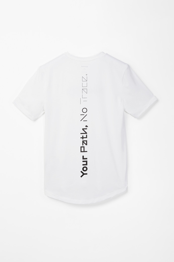 Men’s Race T-Shirt T-shirt de course blanc pour homme