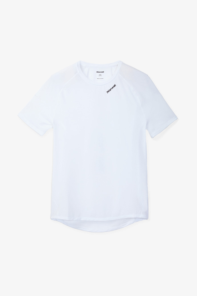 Men’s Race T-Shirt White Camiseta running blanca para hombre