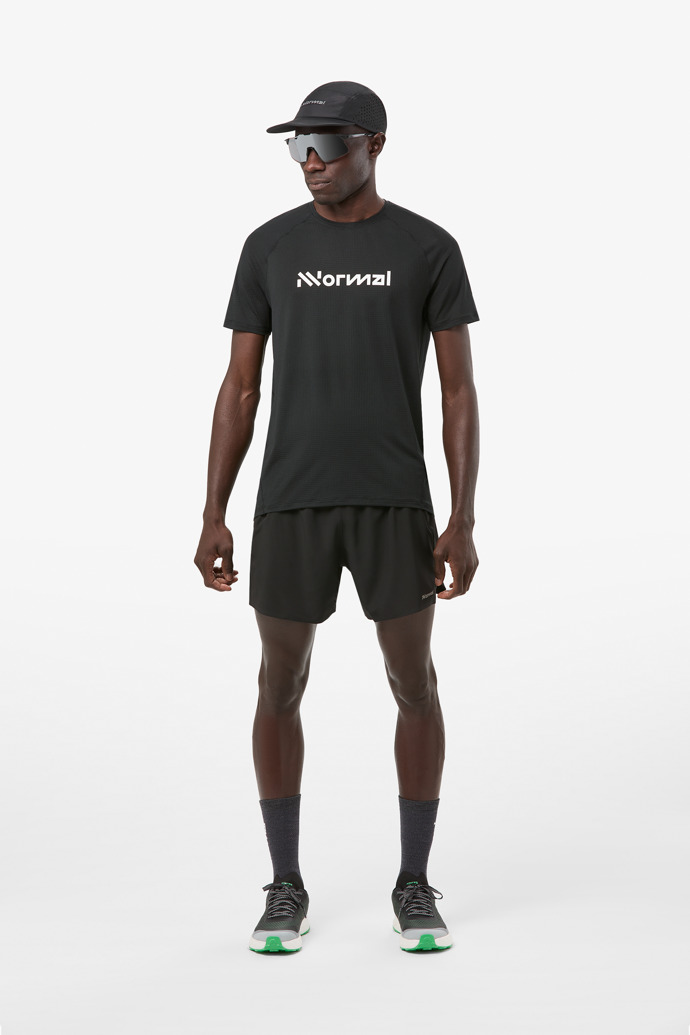 Men’s Race T-Shirt NN Black Camiseta técnica negra para hombre NN