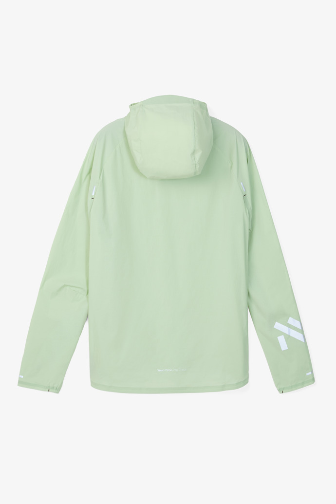 Trail Wind Jacket Light Green Chaqueta cortavientos de trail en verde para hombre.