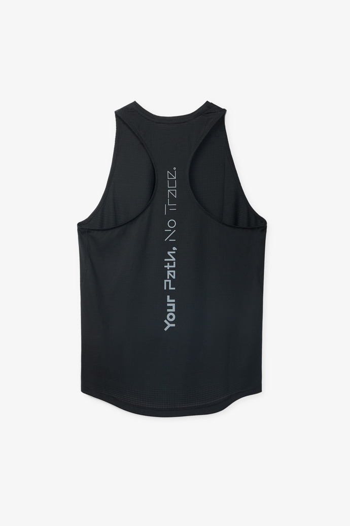 Women’s Race Tank Black Camiseta running negra para mujer