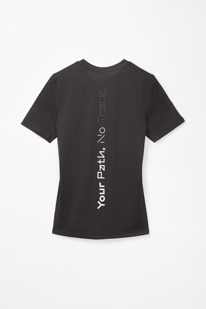Women’s Race T-Shirt Camiseta running negra para mujer