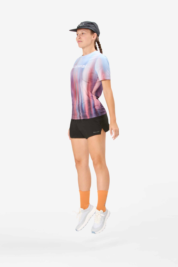 Women’s Race T-Shirt T-shirt de running multicolore pour femme