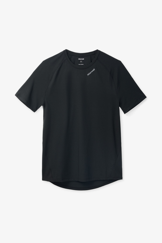 Women’s Race T-Shirt Black Samarreta negra de trail per a dona