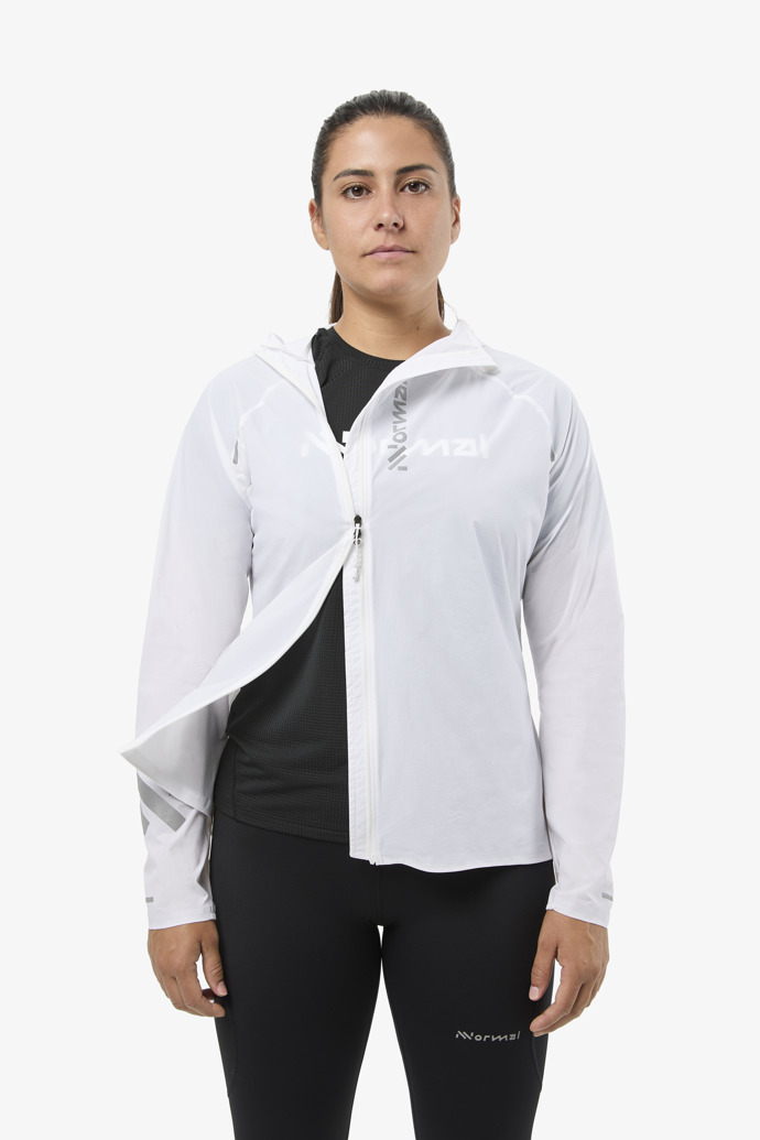 Trail Wind Jacket W White Women's white trail wind jacket