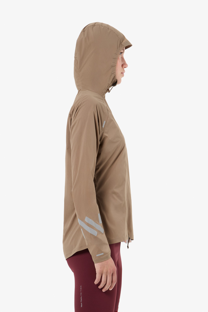 Trail Wind Jacket W Light Brown Women's Brown trail wind jacket light