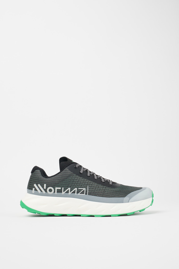 Kjerag Men's grey and green max performance trail running shoes