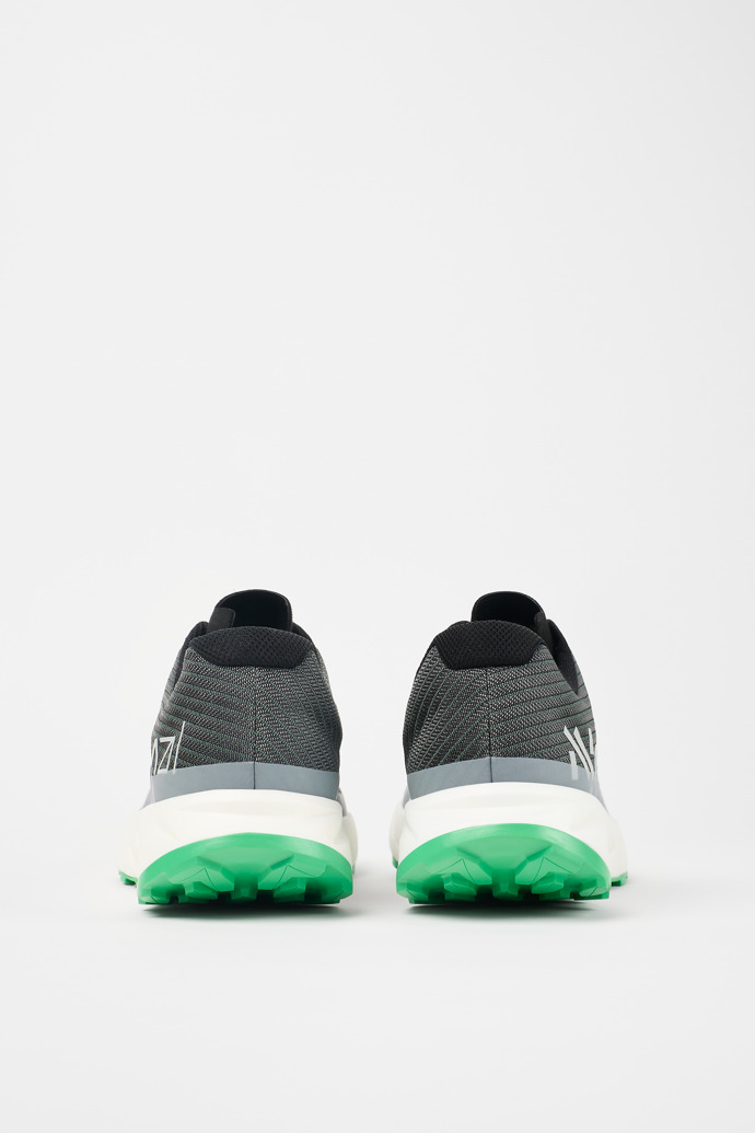 Kjerag Men's grey and green max performance trail running shoes