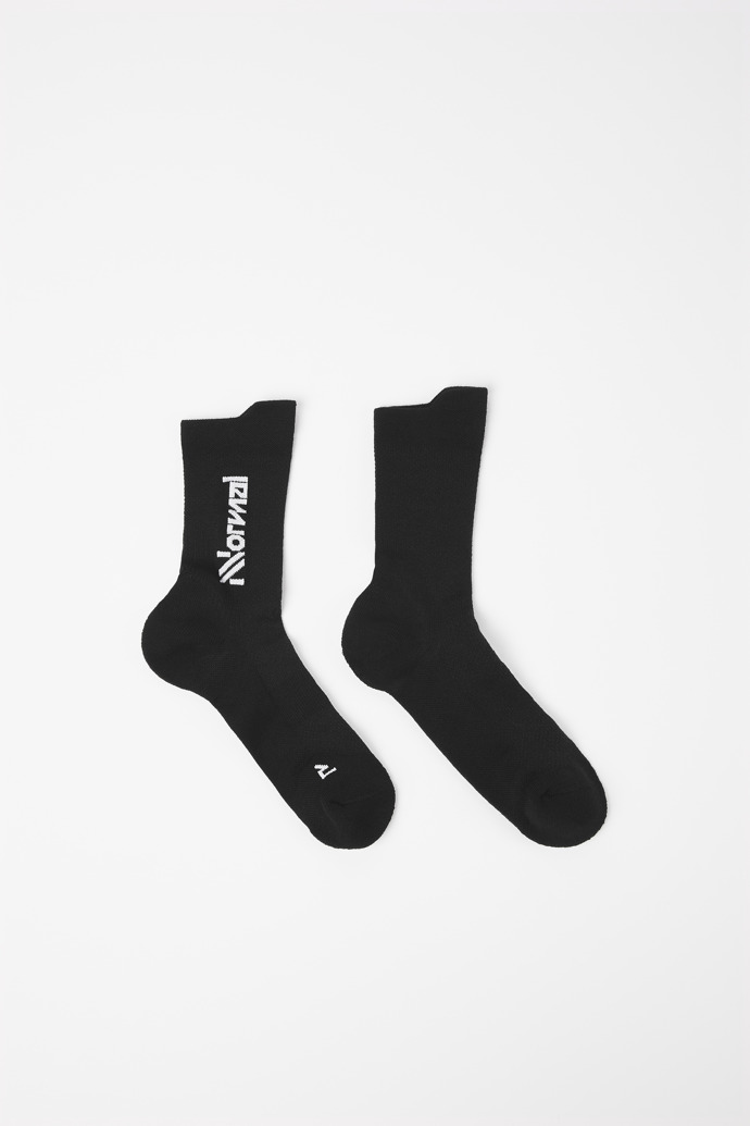 Merino Socks Chaussettes en mérinos noir avec régulation de température pour homme