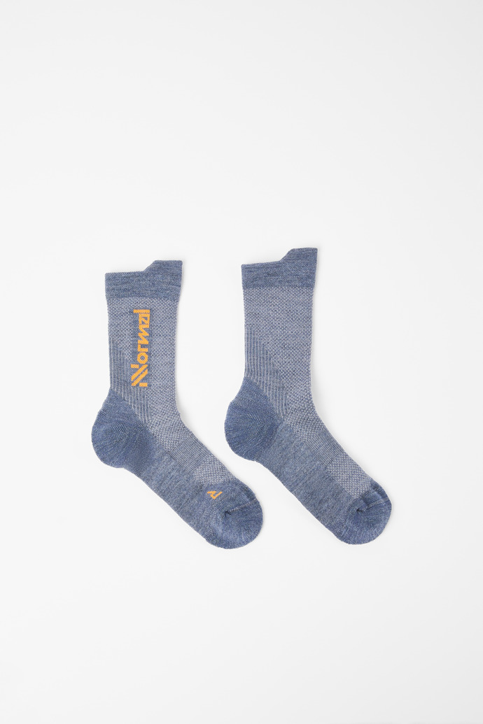Merino Socks Chaussettes en mérinos bleu avec régulation de température pour homme