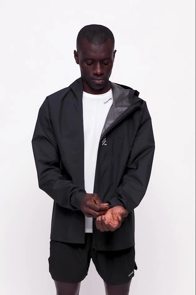 Natural Lag ナイロンジャケット　Mサイズ NNormal Trail rain jacket black N2CMRJ1-001 Jackets Men. Official