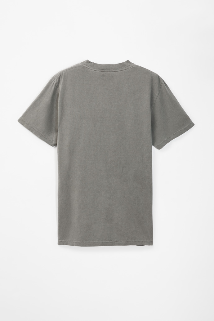 Organic Cotton T-Shirt T-shirt gris en coton organique pour femme