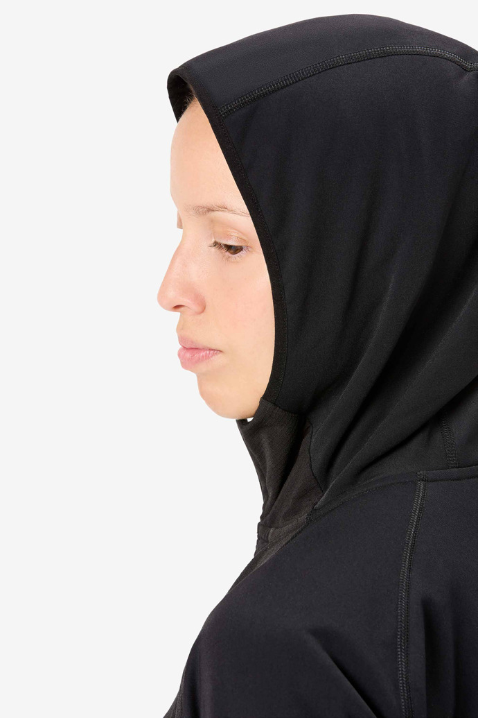 Women’s Active Warm Jacket Veste de montagne noire légère pour femmes avec contrôle de température
