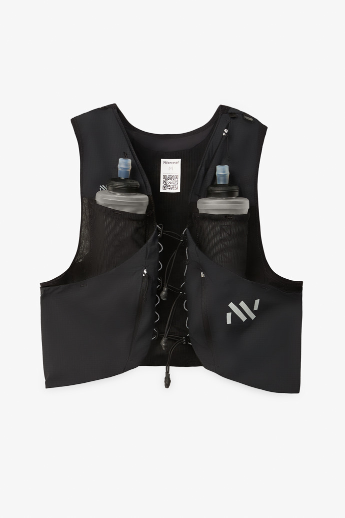 Modular Trail Vest Black Armilla trail running modular negra