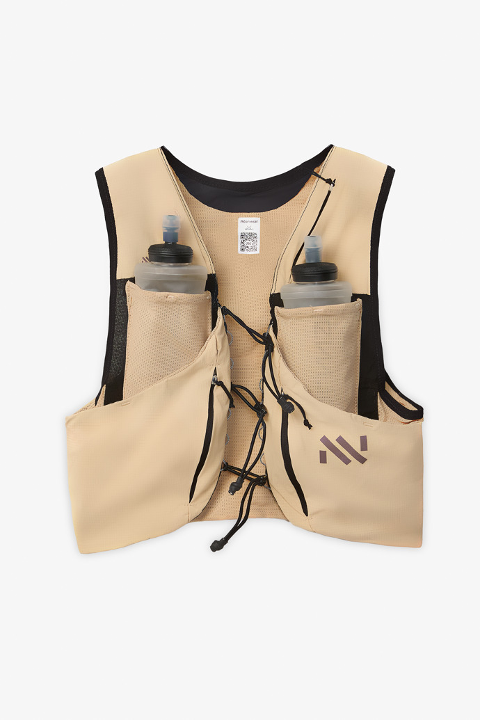 Modular Trail Vest Beige Armilla trail running modular beige