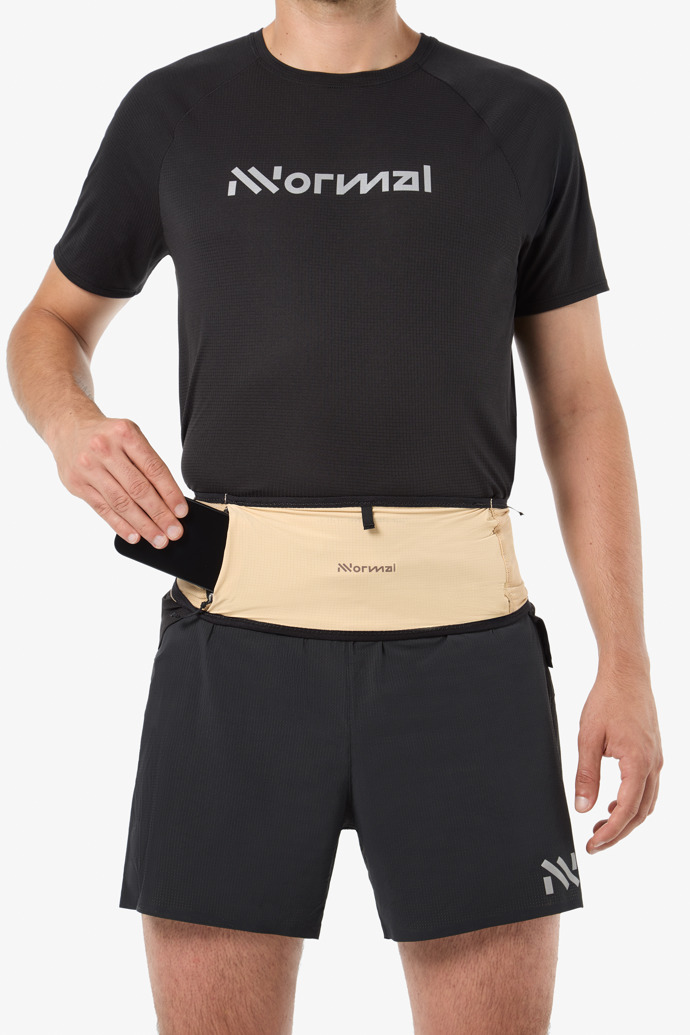 Trail Run Belt Beige Trailrunning-Gürtel Beige