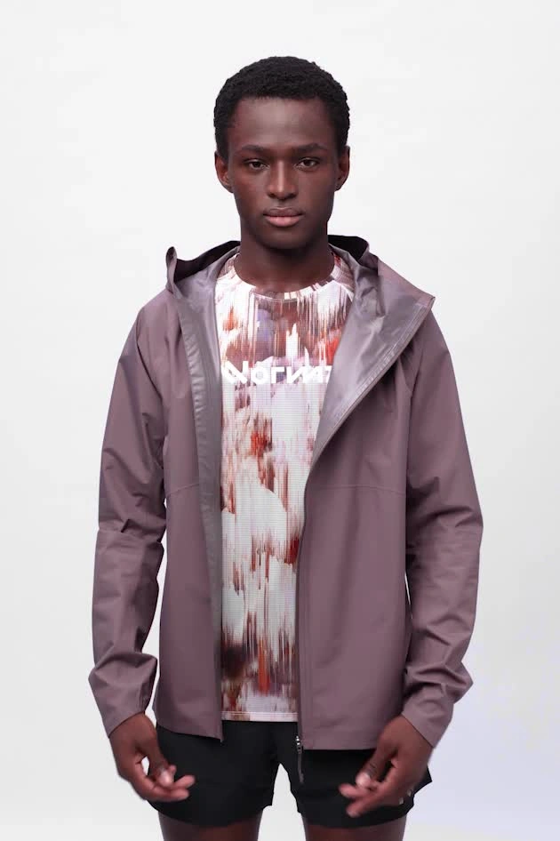 NFPM Collared Rain Coat レインコート NNormal Trail rain jacket 02 purple NC1RJ1M-001 Jackets Men