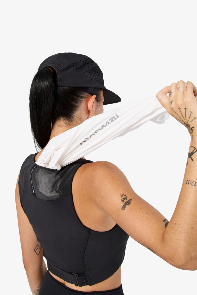 Trail Crop Top 02 W Black Black Women´s Trail Crop Top 02