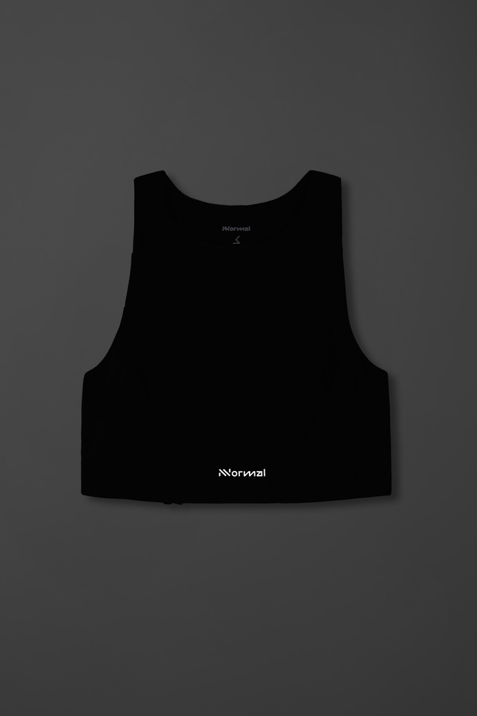 Trail Crop Top 02 W Black Black Women´s Trail Crop Top 02