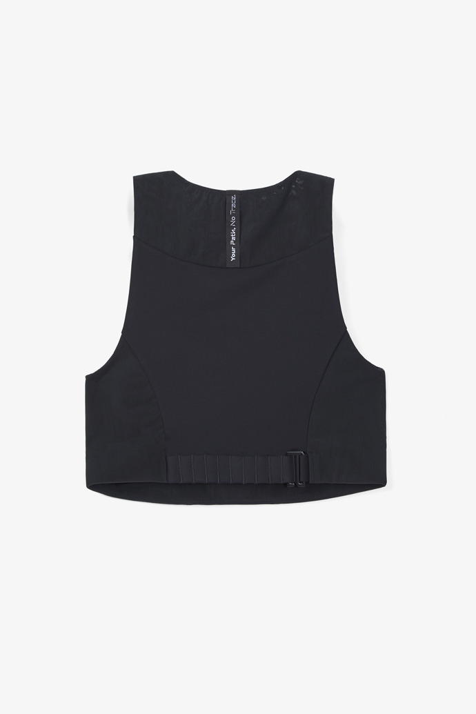 Trail Crop Top 02 W Black Black Women´s Trail Crop Top 02