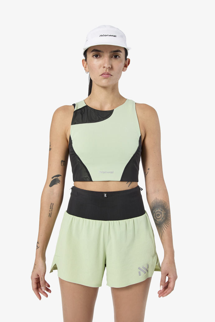 Trail Crop Top 02 W Green Green Women´s Trail Crop Top 02