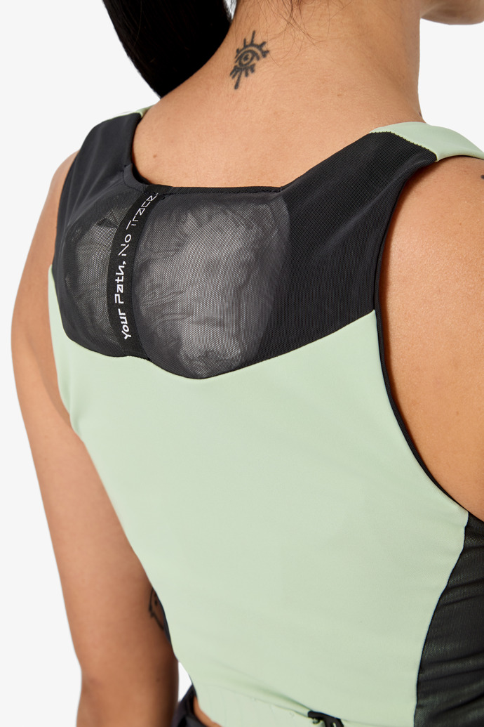 Trail Crop Top 02 W Green Green Women´s Trail Crop Top 02