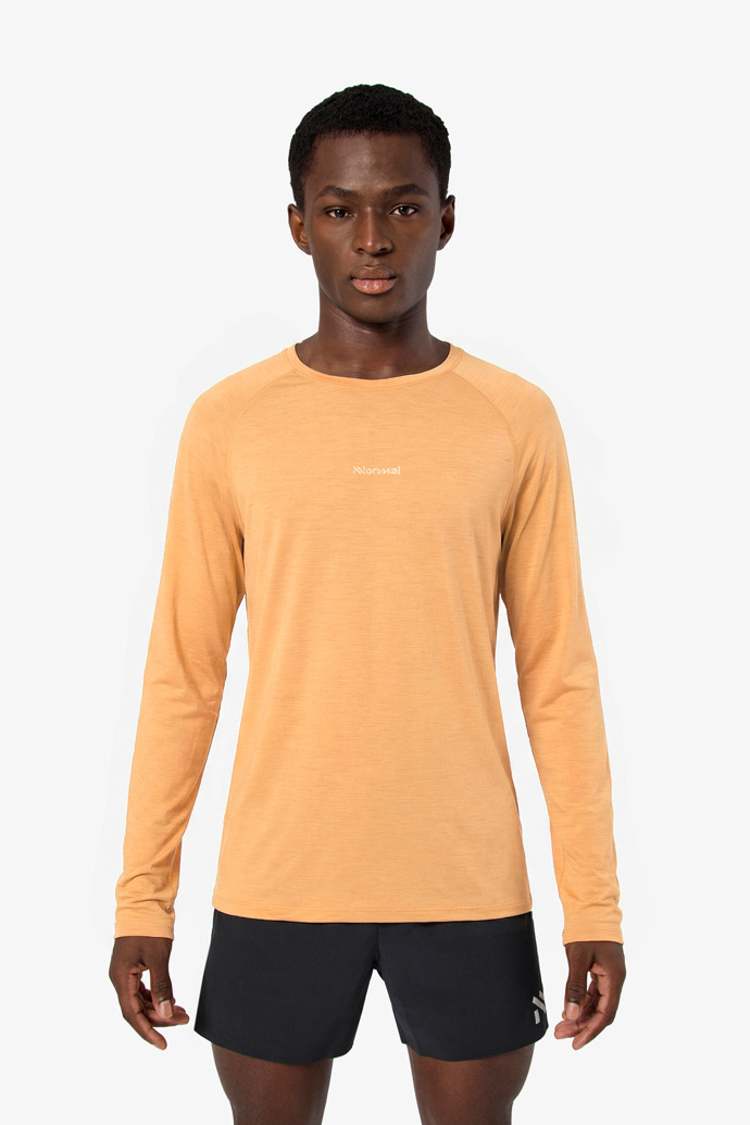 Merino Long Sleeve 02 Orange Orange Men´s Merino Long Sleeve 02