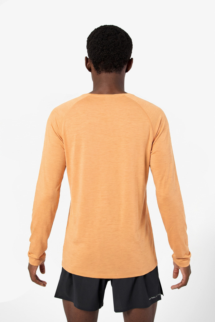 Merino Long Sleeve 02 Orange Orange Men´s Merino Long Sleeve 02
