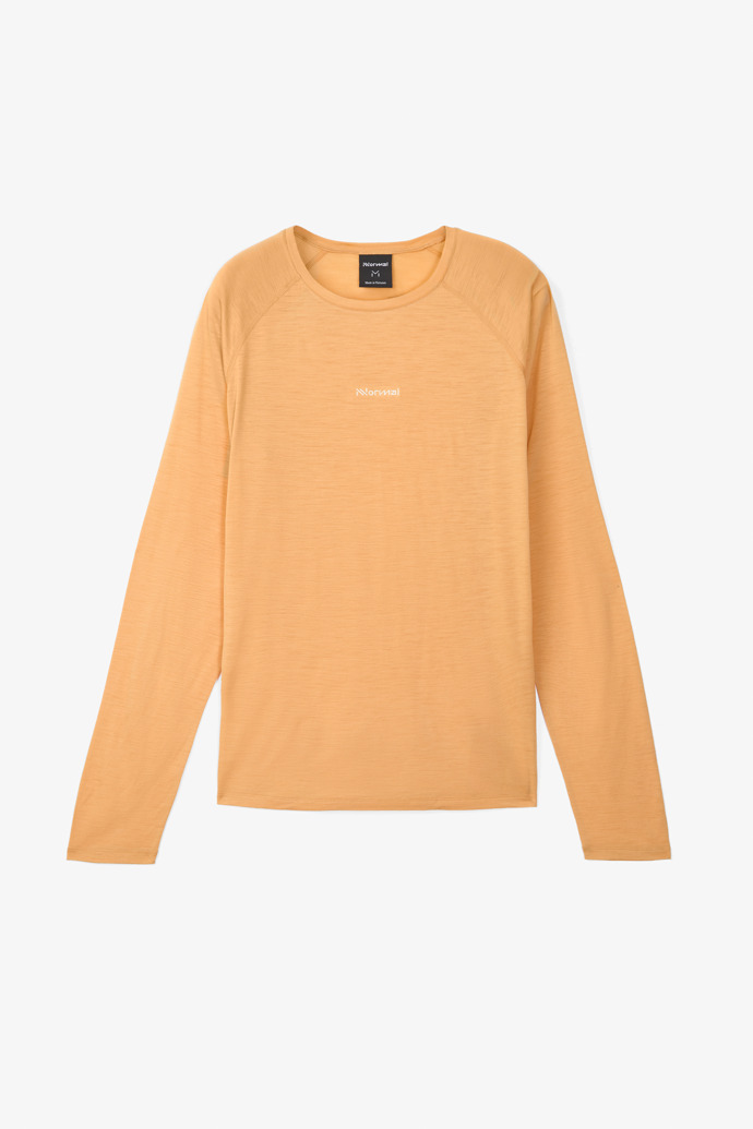 Merino Long Sleeve 02 Orange Orange Men´s Merino Long Sleeve 02