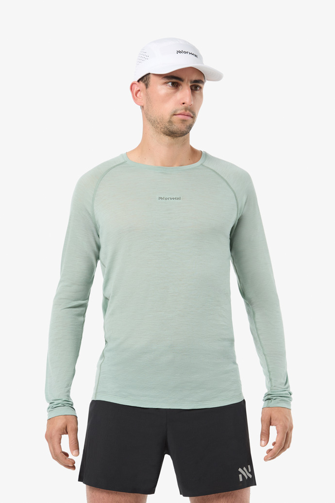 Merino Long Sleeve 02 Green Green men´s Merino Long Sleeve 02