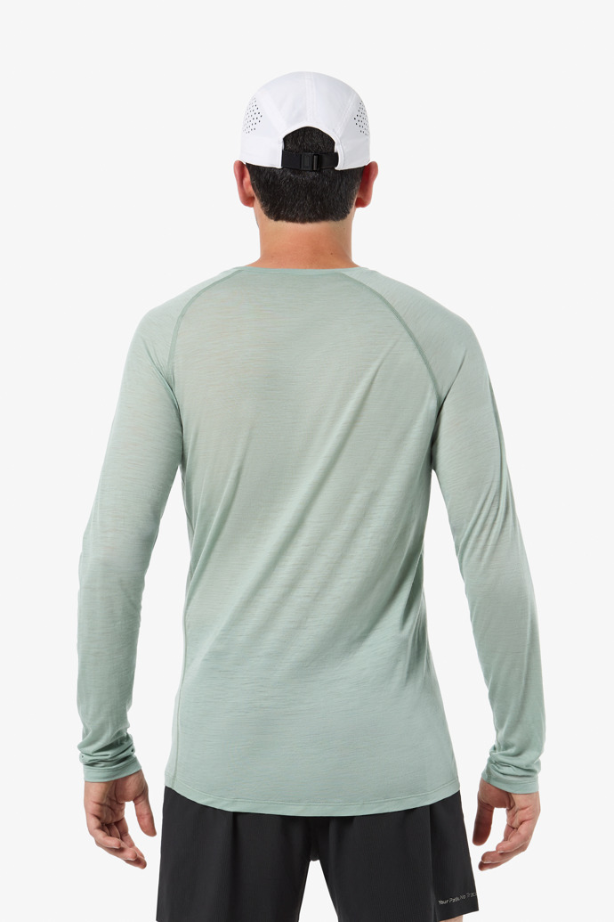 Merino Long Sleeve 02 Green Green men´s Merino Long Sleeve 02