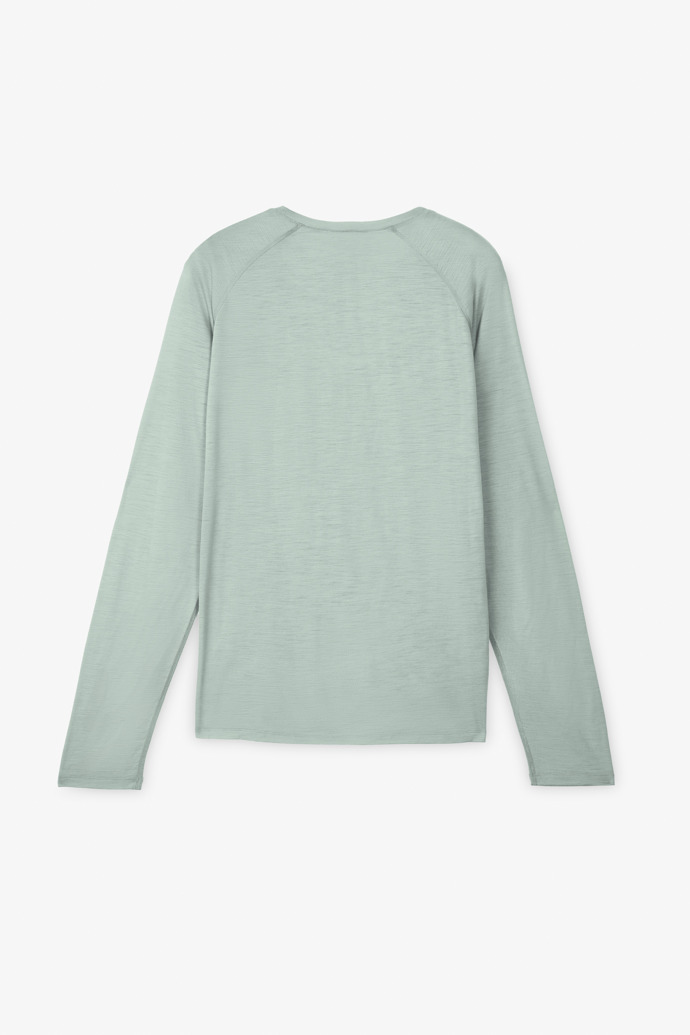 Merino Long Sleeve 02 Green Green men´s Merino Long Sleeve 02