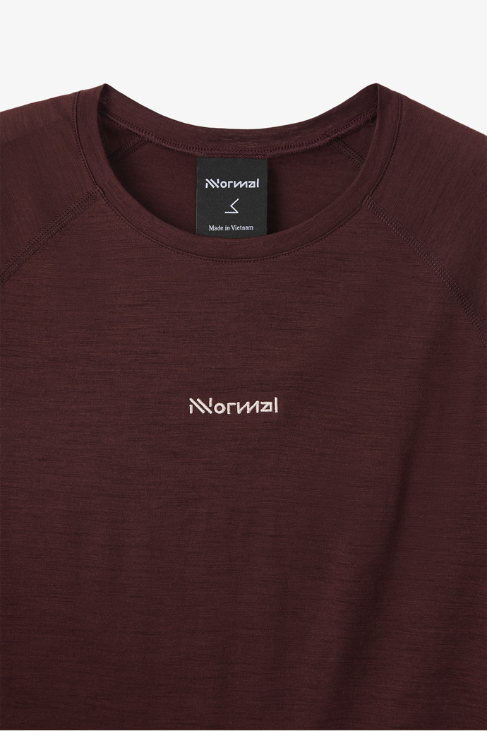 Merino Long Sleeve 02 W Burgundy Burgundy Women´s Merino Long Sleeve 02