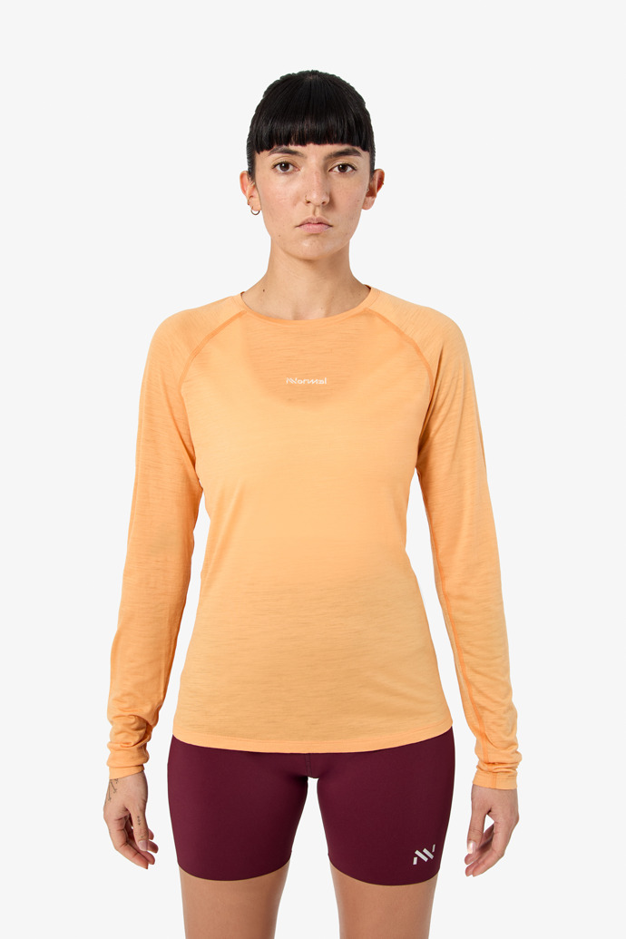 Merino Long Sleeve 02 W Orange Orange Women´s Merino Long Sleeve 02