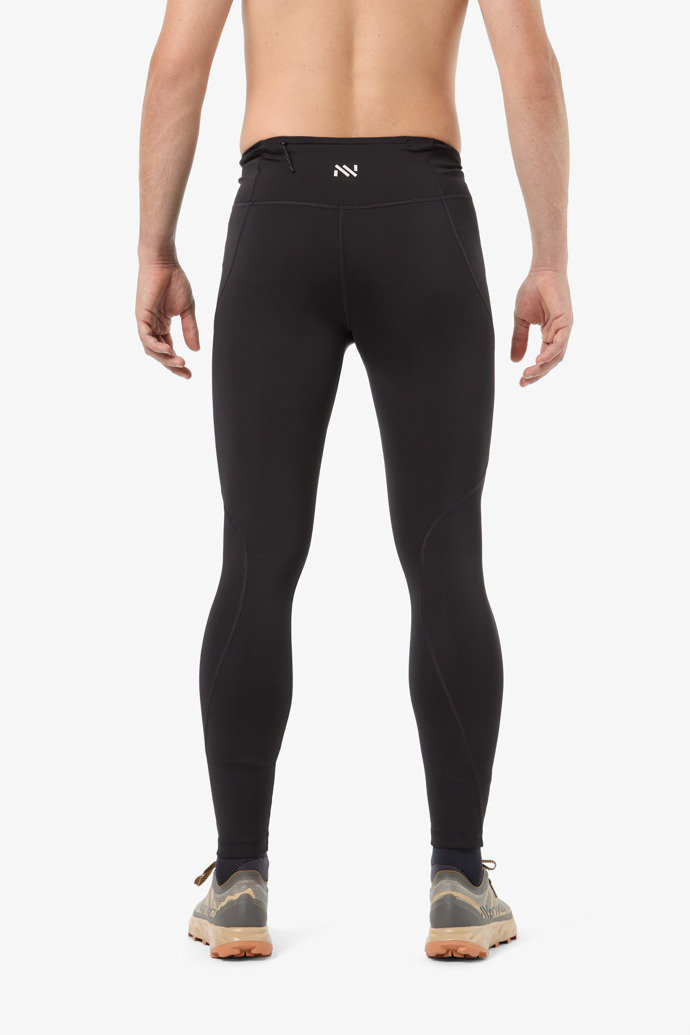 Active Tight Black Men’s Cold Weather Trail Running Tights