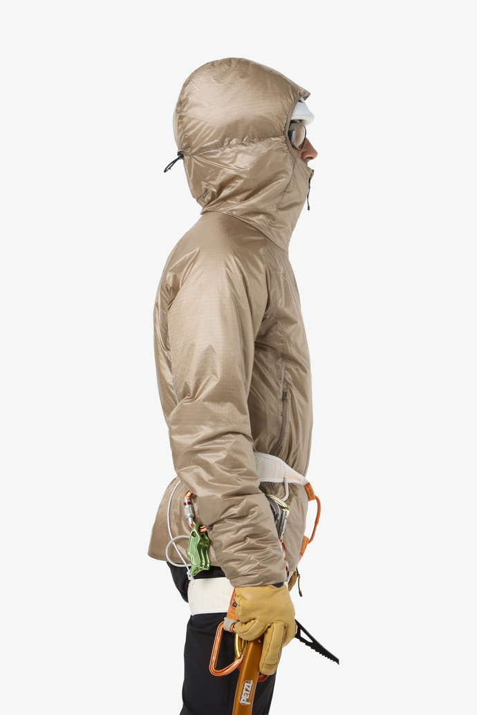Storen Mig Jacket Brown M Men’s Insulation Jacket for Alpinism