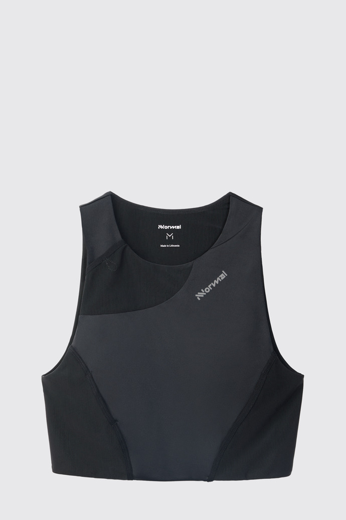 Trail Crop Top W Black Black running Cropped Top for women
